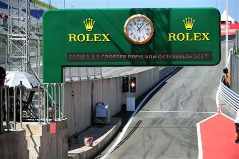 rolex formula 1 clock